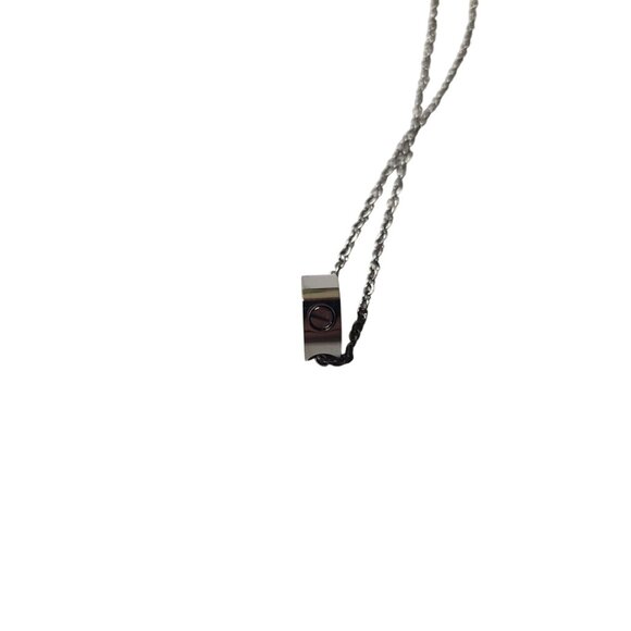 Heart-Shaped silver tone Cremation Necklace With Chain & Instructions - Picture 8 of 8